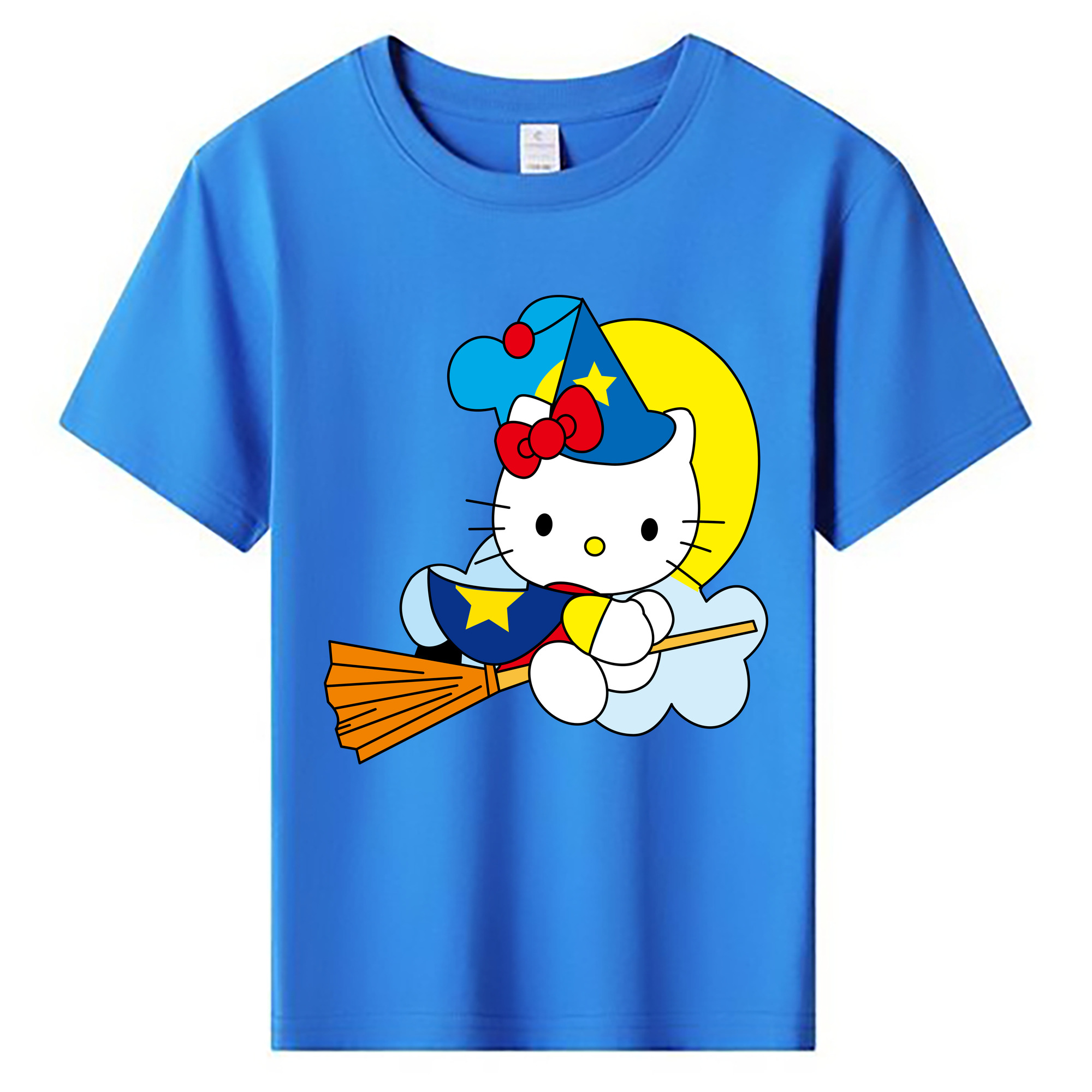 （画像用） Hello Kitty ハローキティ 綿100％キッズTシャツ（フロントプリント）